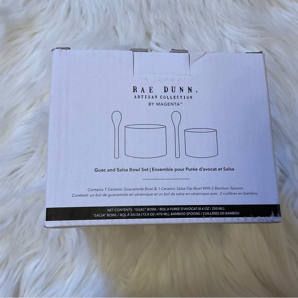 Rae Dunn Guac & Salsa Bowl Set - New in Box - Picture 3 of 8